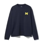 SPALDING ロングスリーブTシャツ ミシガン ユニバーシティ ウルバリンズ バスケットボール SMT26138M 画像2