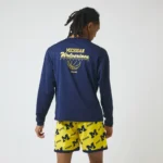 SPALDING ロングスリーブTシャツ ミシガン ユニバーシティ ウルバリンズ バスケットボール SMT26138M 画像14