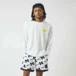 SPALDING ロングスリーブTシャツ ミシガン ユニバーシティ ウルバリンズ バスケットボール SMT26138M 画像9