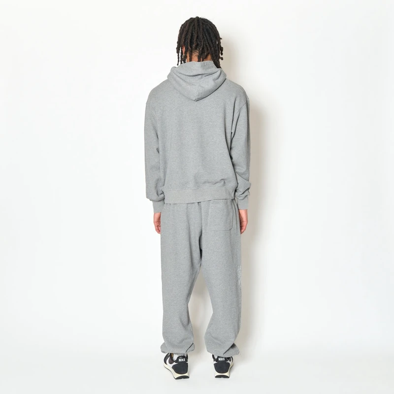 AKTR TRI-LINE AGED HOODIE GY トリラインロゴスウェットフーディー アクター 226-035010-GY 画像5