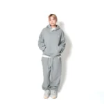 AKTR TRI-LINE AGED HOODIE GY トリラインロゴスウェットフーディー アクター 226-035010-GY 画像10
