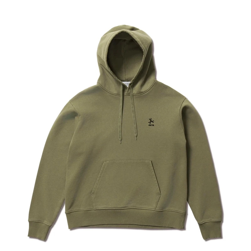 AKTR TRI-LINE AGED HOODIE KH トリラインロゴスウェットフーディー アクター 226-035010-KH