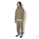 AKTR TRI-LINE AGED HOODIE KH トリラインロゴスウェットフーディー アクター 226-035010-KH 画像7