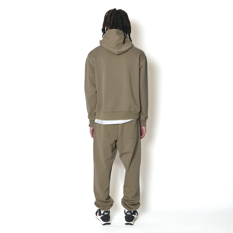 AKTR TRI-LINE AGED HOODIE KH トリラインロゴスウェットフーディー アクター 226-035010-KH 画像8