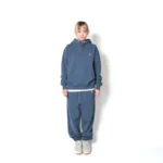 AKTR TRI-LINE AGED HOODIE SLBL トリラインロゴスウェットフーディー アクター 226-035010 画像8