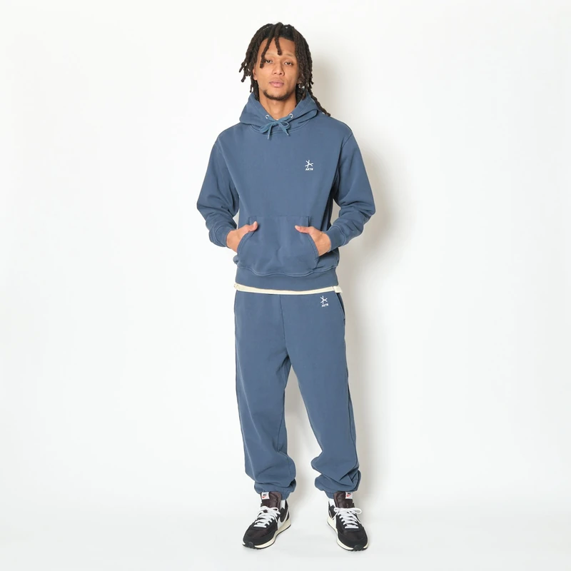 AKTR TRI-LINE AGED HOODIE SLBL トリラインロゴスウェットフーディー アクター 226-035010 画像6