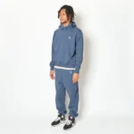 AKTR TRI-LINE AGED HOODIE SLBL トリラインロゴスウェットフーディー アクター 226-035010 画像4