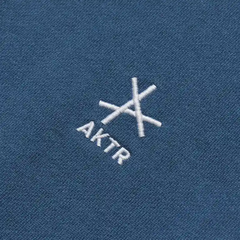 AKTR TRI-LINE AGED HOODIE SLBL トリラインロゴスウェットフーディー アクター 226-035010 画像2