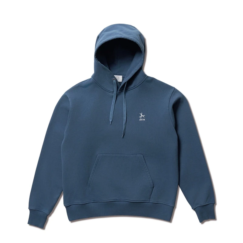 AKTR TRI-LINE AGED HOODIE SLBL トリラインロゴスウェットフーディー アクター 226-035010
