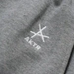 AKTR TRI-LINE AGED HOODIE GY トリラインロゴスウェットフーディー アクター 226-035010-GY 画像2