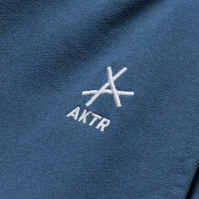 AKTR TRI-LINE AGED SWEAT PANTS GY トリラインスウェットパンツ 226-036020-SLBL 画像4