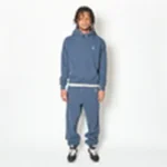 AKTR TRI-LINE AGED SWEAT PANTS GY トリラインスウェットパンツ 226-036020-SLBL 画像14