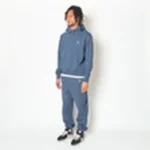AKTR TRI-LINE AGED SWEAT PANTS GY トリラインスウェットパンツ 226-036020-SLBL 画像13