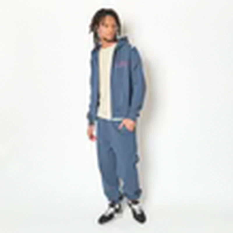 AKTR TRI-LINE AGED SWEAT PANTS GY トリラインスウェットパンツ 226-036020-SLBL 画像11