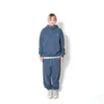 AKTR TRI-LINE AGED SWEAT PANTS GY トリラインスウェットパンツ 226-036020-SLBL 画像9