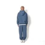 AKTR TRI-LINE AGED SWEAT PANTS GY トリラインスウェットパンツ 226-036020-SLBL 画像7