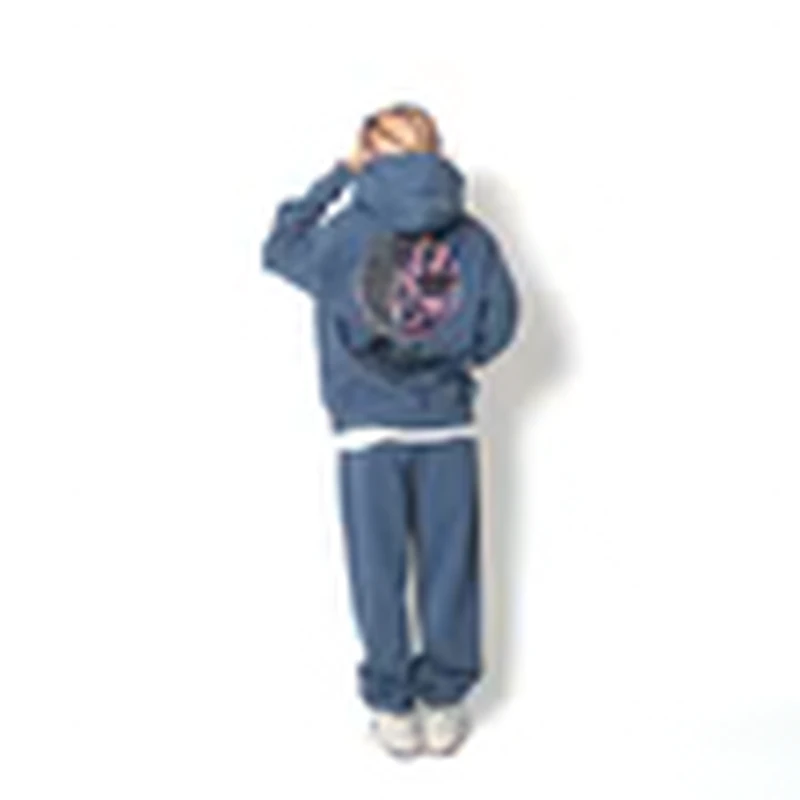 AKTR TRI-LINE AGED SWEAT PANTS GY トリラインスウェットパンツ 226-036020-SLBL 画像6