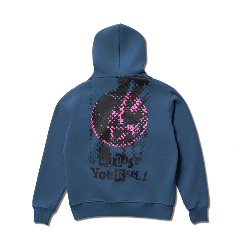 AKTR F.A DESTROY BALL AGED ZIP HOODIE BL スウェットジップフーディー アクター 226-037010-BL 画像2