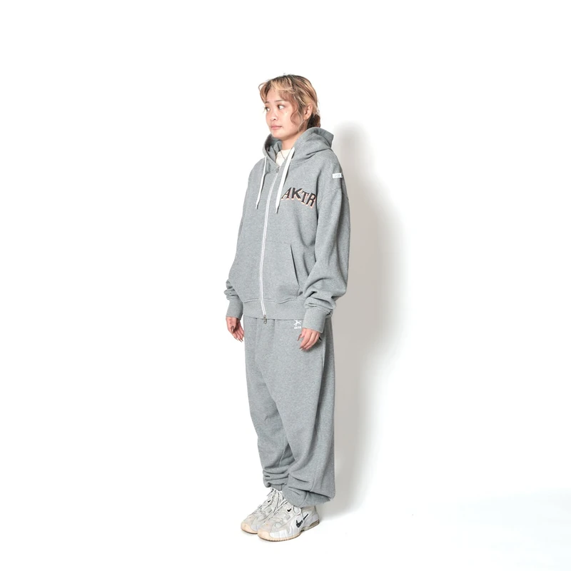 AKTR F.A DESTROY BALL AGED ZIP HOODIE GY スウェットジップフーディー アクター 226-037010-GY 画像15