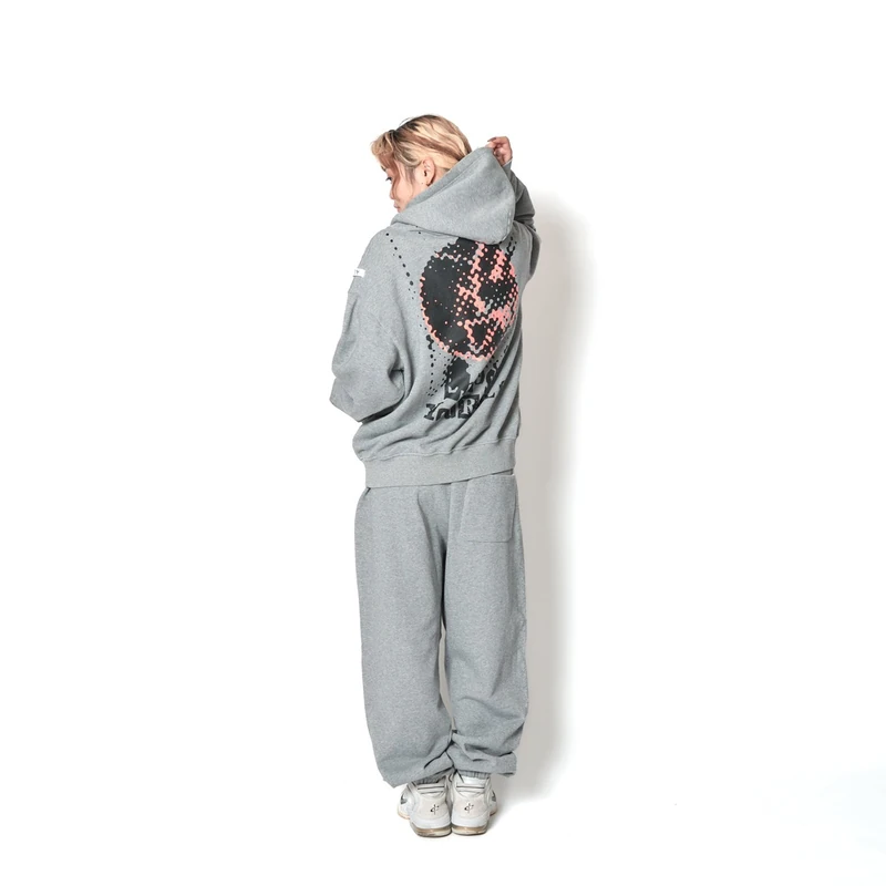 AKTR F.A DESTROY BALL AGED ZIP HOODIE GY スウェットジップフーディー アクター 226-037010-GY 画像12