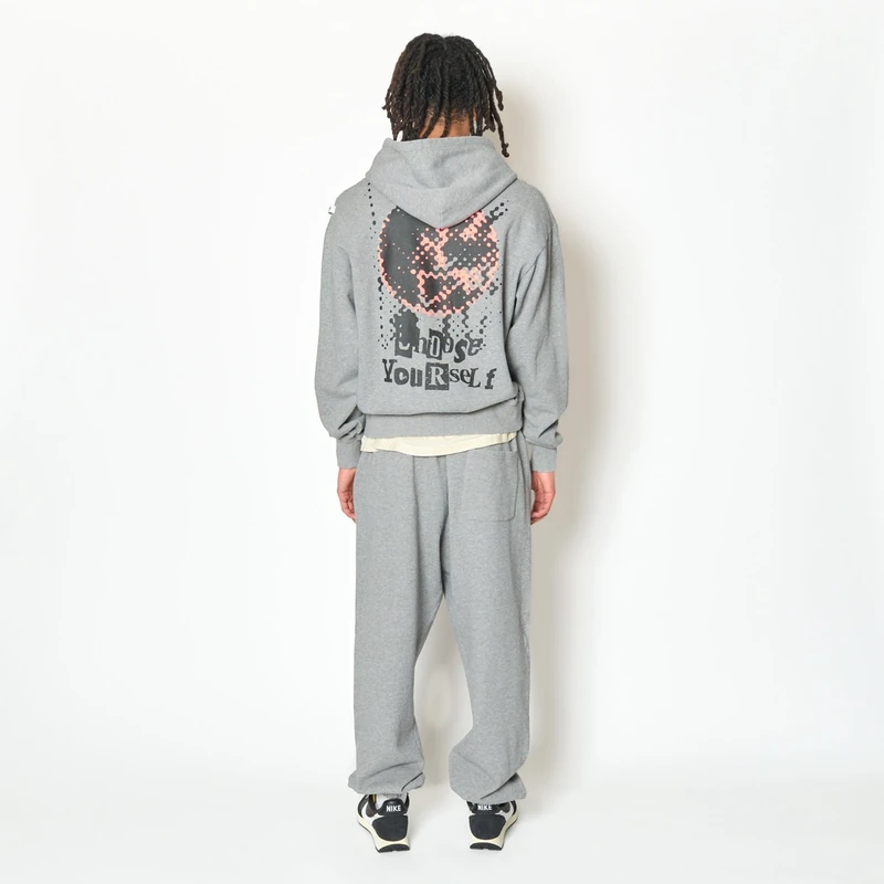 AKTR F.A DESTROY BALL AGED ZIP HOODIE GY スウェットジップフーディー アクター 226-037010-GY 画像10