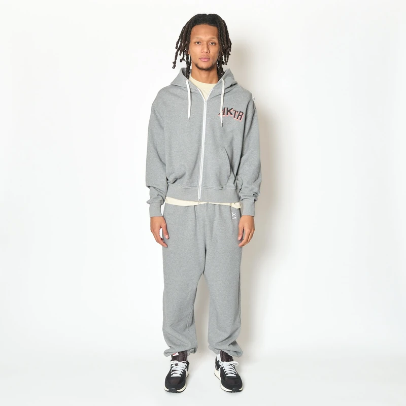 AKTR F.A DESTROY BALL AGED ZIP HOODIE GY スウェットジップフーディー アクター 226-037010-GY 画像8