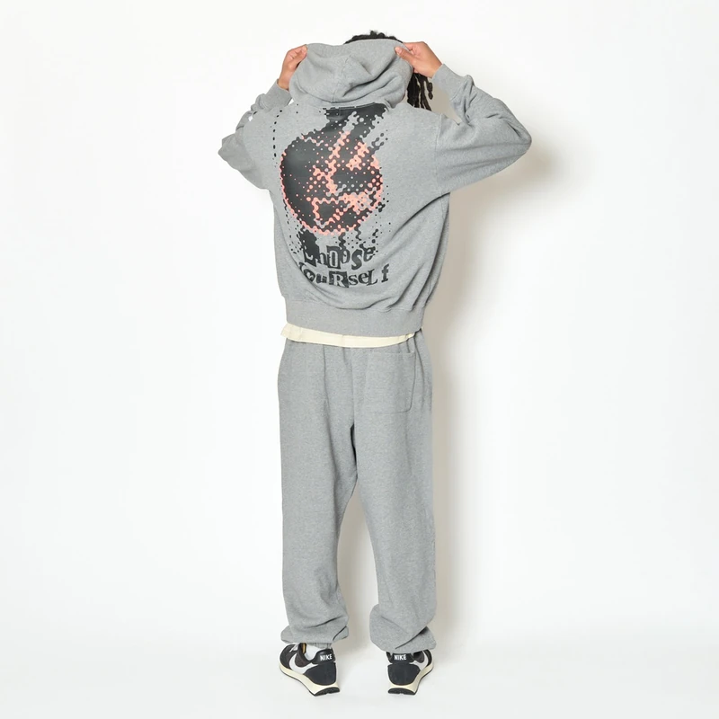 AKTR F.A DESTROY BALL AGED ZIP HOODIE GY スウェットジップフーディー アクター 226-037010-GY 画像6
