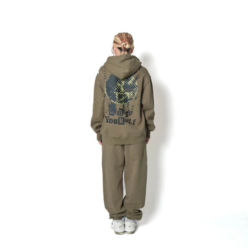 AKTR F.A DESTROY BALL AGED ZIP HOODIE KH スウェットジップフーディー アクター 226-037010-KH 画像14