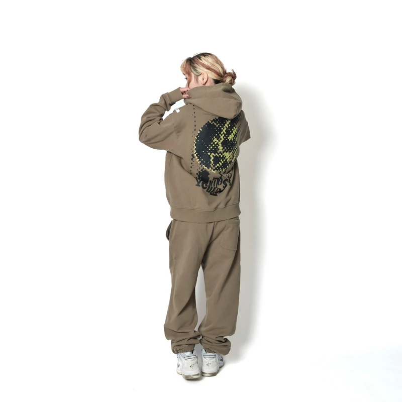 AKTR F.A DESTROY BALL AGED ZIP HOODIE KH スウェットジップフーディー アクター 226-037010-KH 画像16
