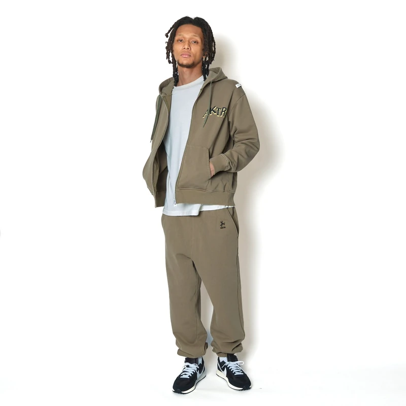 AKTR F.A DESTROY BALL AGED ZIP HOODIE KH スウェットジップフーディー アクター 226-037010-KH 画像6