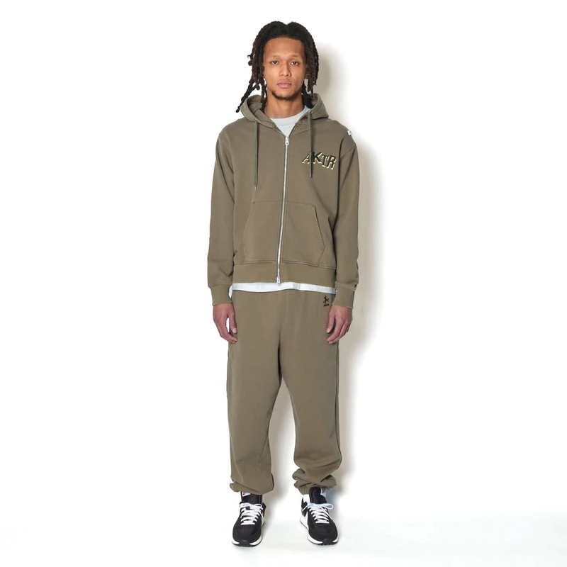 AKTR F.A DESTROY BALL AGED ZIP HOODIE KH スウェットジップフーディー アクター 226-037010-KH 画像5