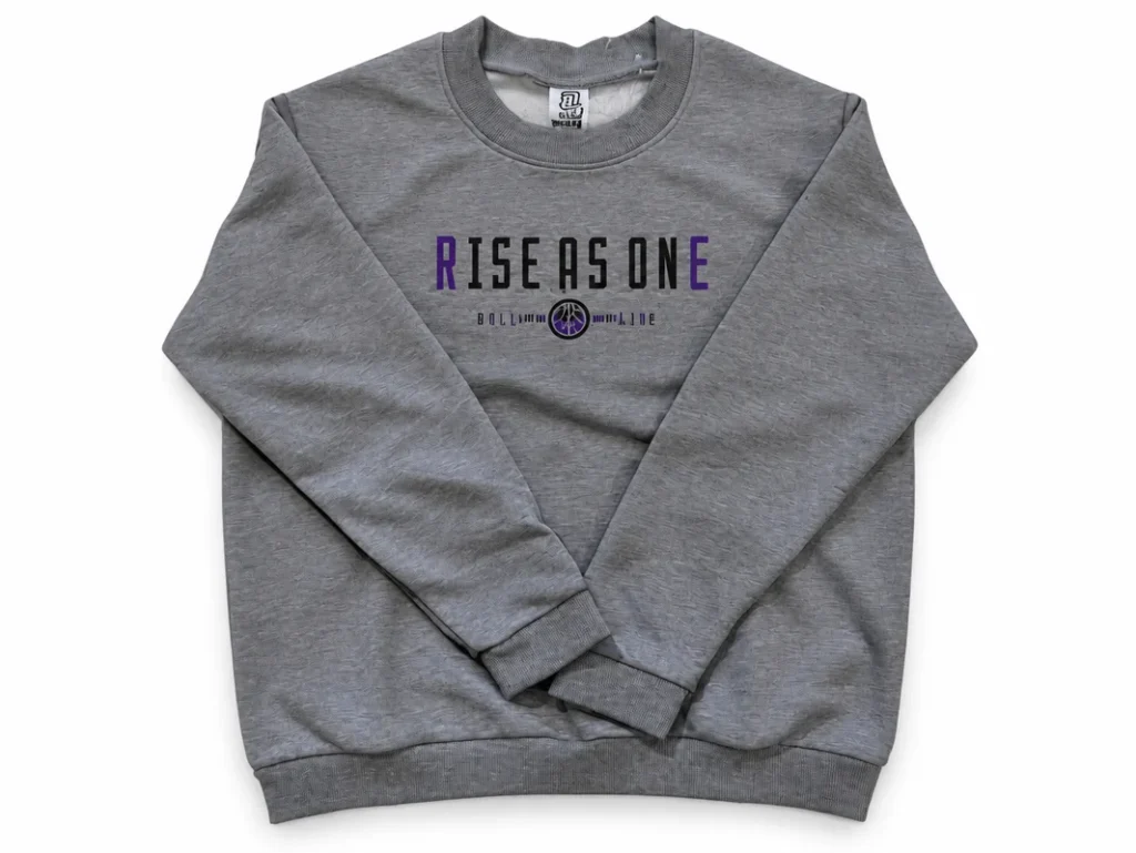 スリムスウェットシャツ　SLIME　SWEET　SHIRT バスケットボール BLSS-1874 画像2