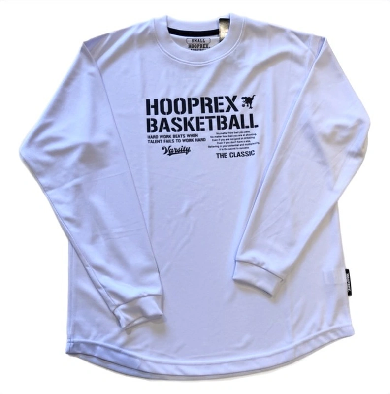 HOOP REX HOOPREX フープレックス ロングTシャツ 長袖 バスケ HRXLT-050 画像4