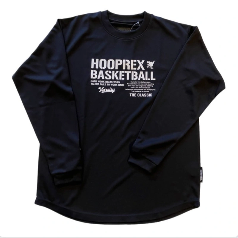 HOOP REX HOOPREX フープレックス ロングTシャツ 長袖 バスケ HRXLT-050 画像2