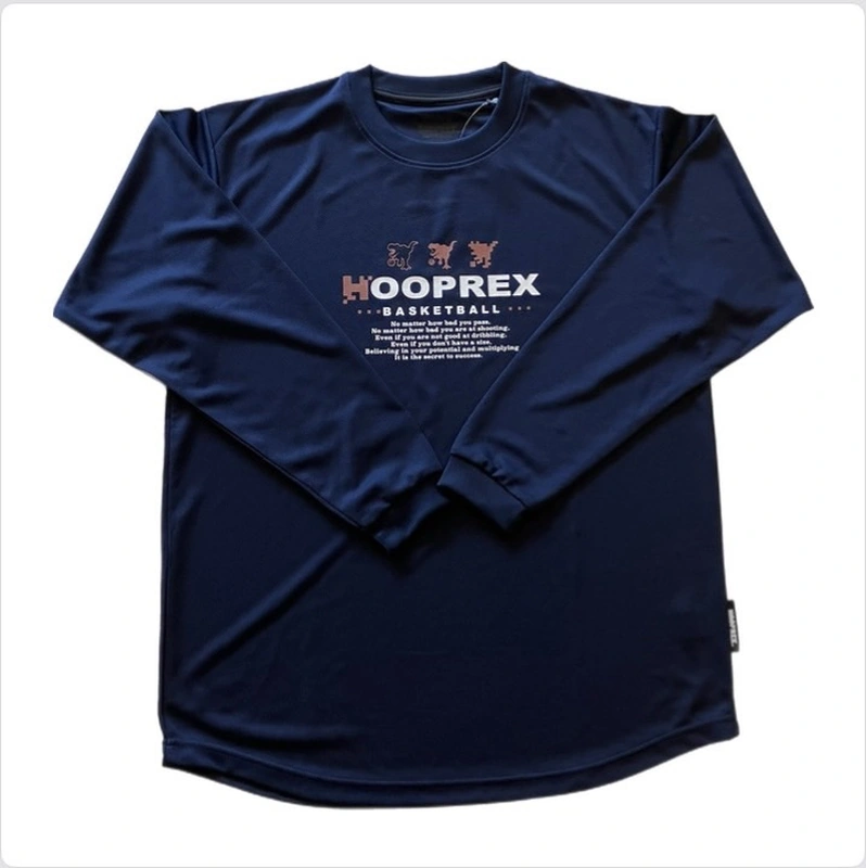 HOOP REX HOOPREX フープレックス ロングTシャツ 長袖 バスケ HRXLT-051 画像4