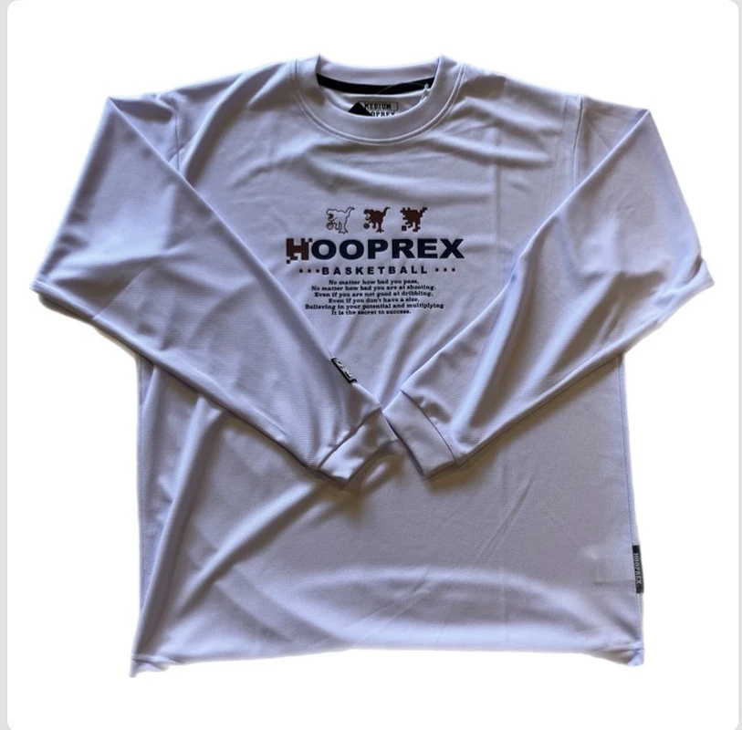 HOOP REX HOOPREX フープレックス ロングTシャツ 長袖 バスケ HRXLT-051 画像3