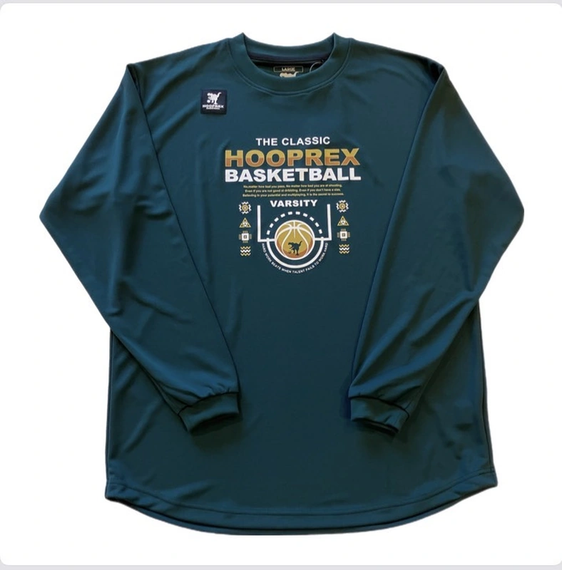 HOOP REX HOOPREX フープレックス ロングTシャツ 長袖 バスケ HRXLT-056 画像5