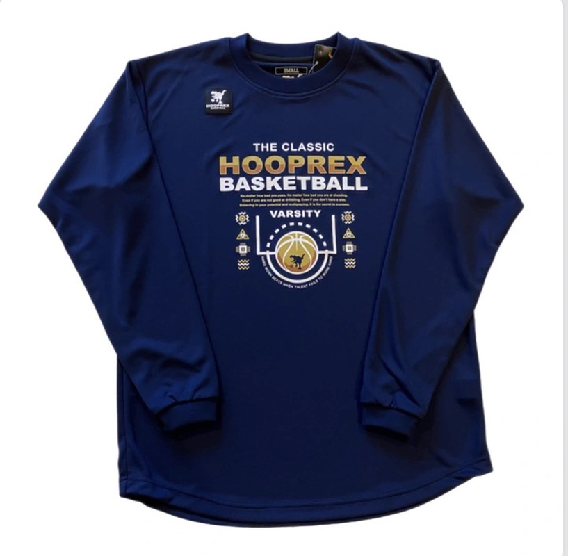 HOOP REX HOOPREX フープレックス ロングTシャツ 長袖 バスケ HRXLT-056 画像3