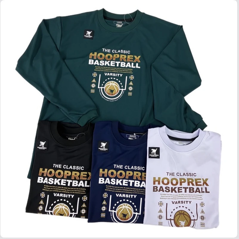 HOOP REX HOOPREX フープレックス ロングTシャツ 長袖 バスケ HRXLT-056