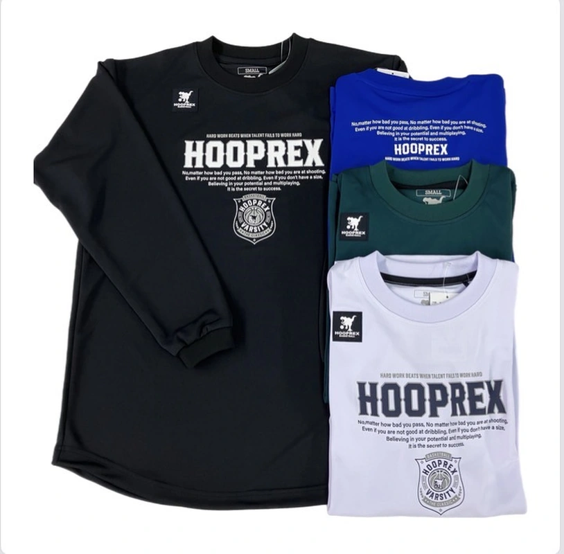 HOOP REX HOOPREX フープレックス ロングTシャツ 長袖 バスケ HRXLT-057