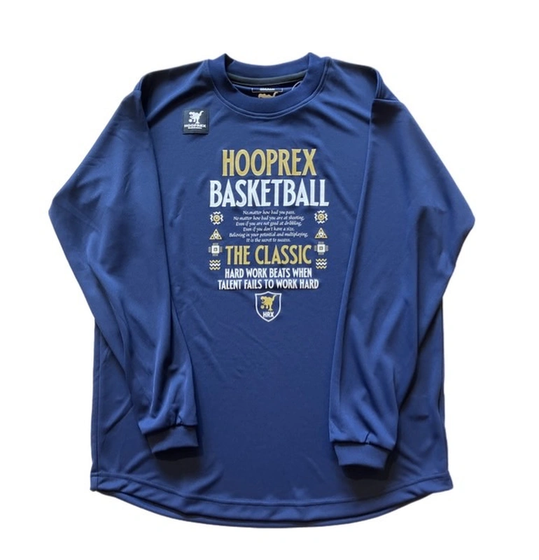 HOOP REX HOOPREX フープレックス ロングTシャツ 長袖 バスケ HRXLT-058 画像8