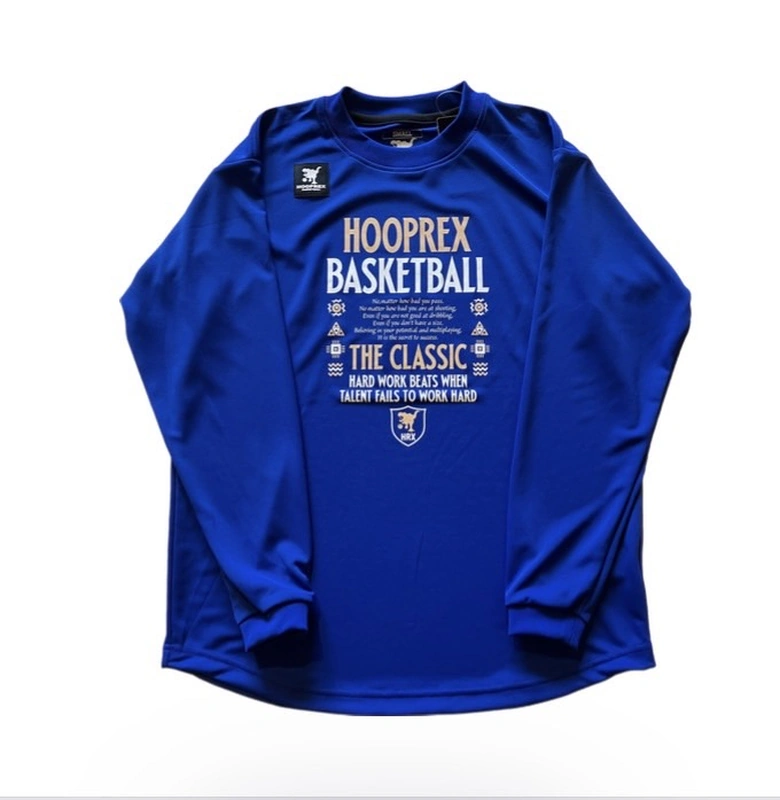 HOOP REX HOOPREX フープレックス ロングTシャツ 長袖 バスケ HRXLT-058 画像2
