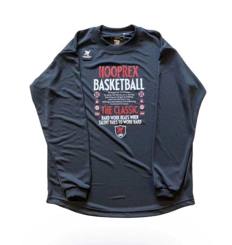HOOP REX HOOPREX フープレックス ロングTシャツ 長袖 バスケ HRXLT-058 画像6