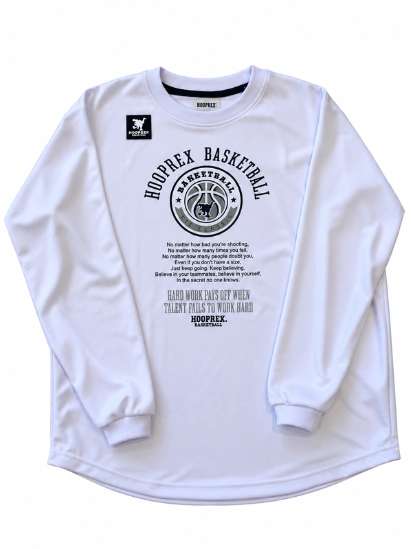 HOOP REX HOOPREX フープレックス ロングTシャツ 長袖 バスケ HRXLT-059 画像8