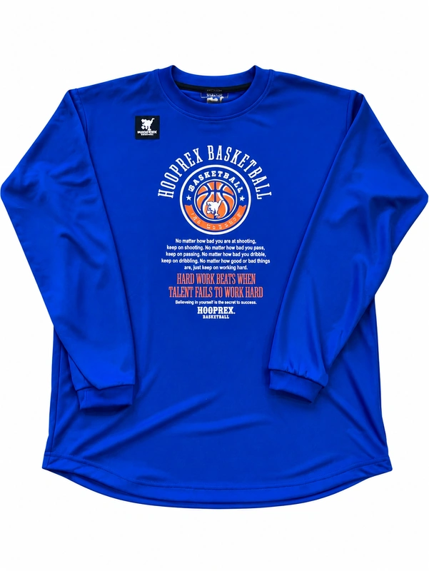 HOOP REX HOOPREX フープレックス ロングTシャツ 長袖 バスケ HRXLT-059 画像4