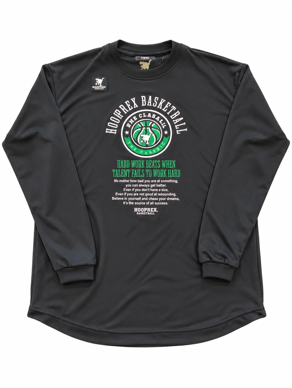 HOOP REX HOOPREX フープレックス ロングTシャツ 長袖 バスケ HRXLT-059 画像2