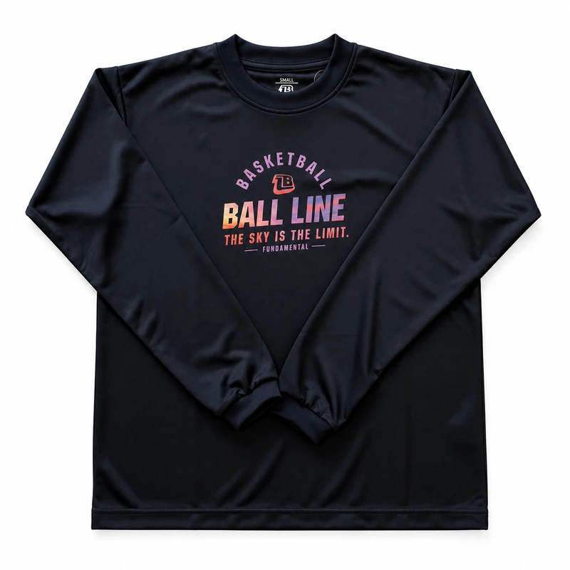 ロングスリーブ LONGSHIRTS バスケットボール NBT-6859 画像2