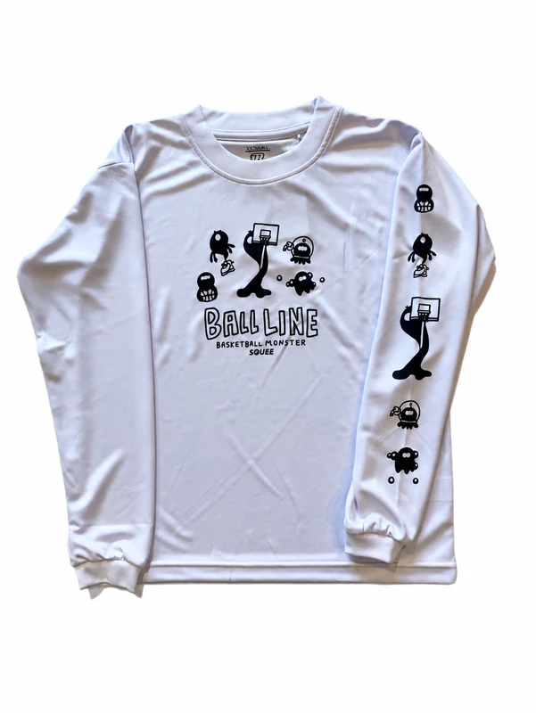 ロングスリーブ LONGSHIRTS バスケットボール NBT-6872 画像4