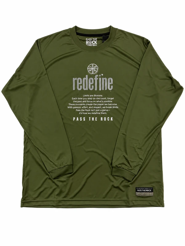 PASS THE ROCK パスザロック LONG SLEENE SHIRT バスケ PTR-6827 画像2