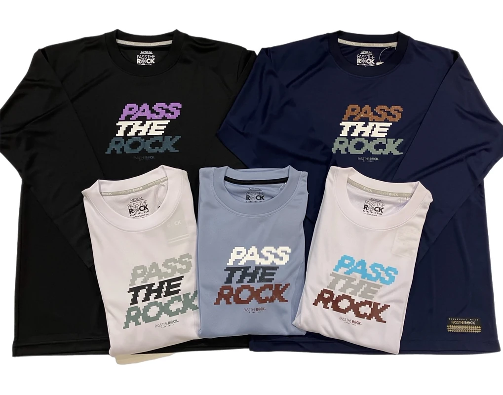 PASS THE ROCK パスザロック LONG SLEENE SHIRT バスケ PTR-6828